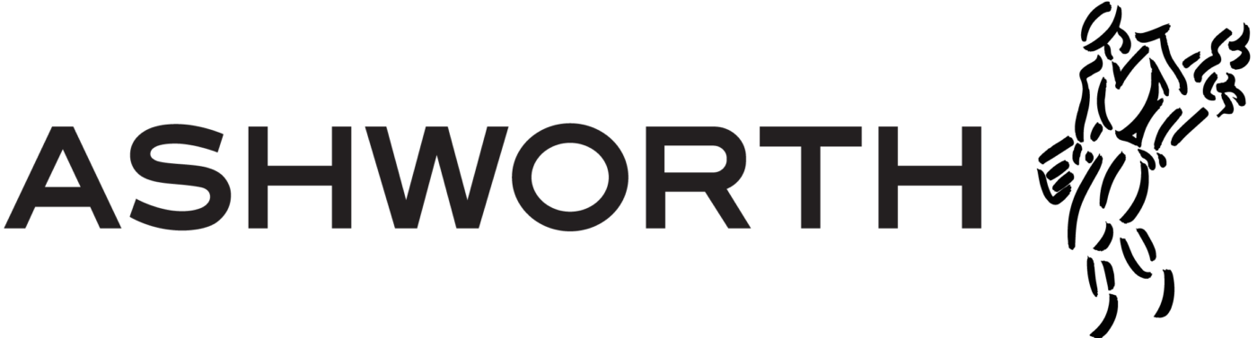 Ashworth Golfman logo in black